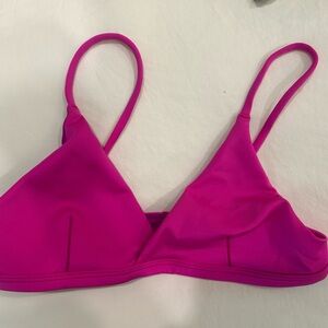 Left On Friday Hot Pink Sweet Victory bikini top size Small